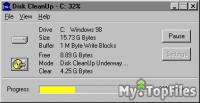 Look at screenshot of Disk CleanUp 2000