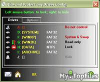 Look at screenshot of Hide & Protect any Drives