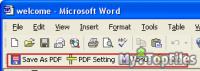 Look at screenshot of Word to PDF Converter