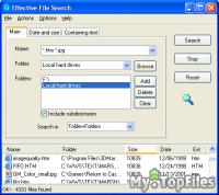 Look at screenshot of Effective File Search
