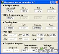 Look at screenshot of hardware sensors monitor