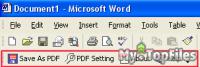 Look at screenshot of Convert DOC to PDF For Word
