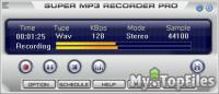 Look at screenshot of Super Mp3 Recorder Pro