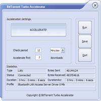 Look at screenshot of BitTorrent Turbo Accelerator
