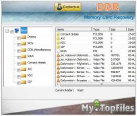 Look at screenshot of SD Memory Card Recovery