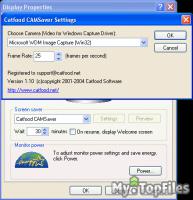 Look at screenshot of Catfood CamSaver