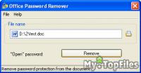 Look at screenshot of Office Password Remover