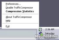 Look at screenshot of TrafficCompressor