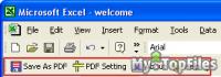 Look at screenshot of Excel to PDF Converter