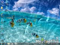 Look at screenshot of Animated Wallpaper - Watery Desktop 3D