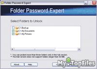 Look at screenshot of Password Protect and Lock Folders