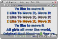Look at screenshot of MiniLyrics