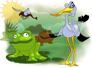 Look at screenshot of Frogs vs. Storks