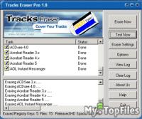 Look at screenshot of Tracks Eraser Pro