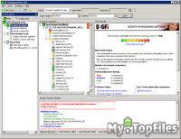 Look at screenshot of GFI LANguard Network Security Scanner