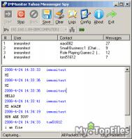Look at screenshot of IMMonitor Yahoo Messenger Spy