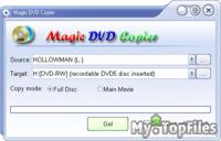 Look at screenshot of Magic DVD Copier