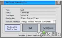 Look at screenshot of BitComet SpeedUp Pro