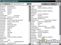 Look at screenshot of Simple dictionary applications