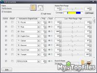 Look at screenshot of Intelliscore Ensemble MP3 to MIDI Converter