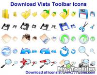 Look at screenshot of Vista Toolbar Icons