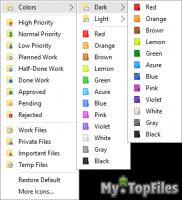 Look at screenshot of Folder Marker Pro - Changes Folder Icons