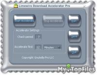 Look at screenshot of LimeWire Download Accelerator Pro